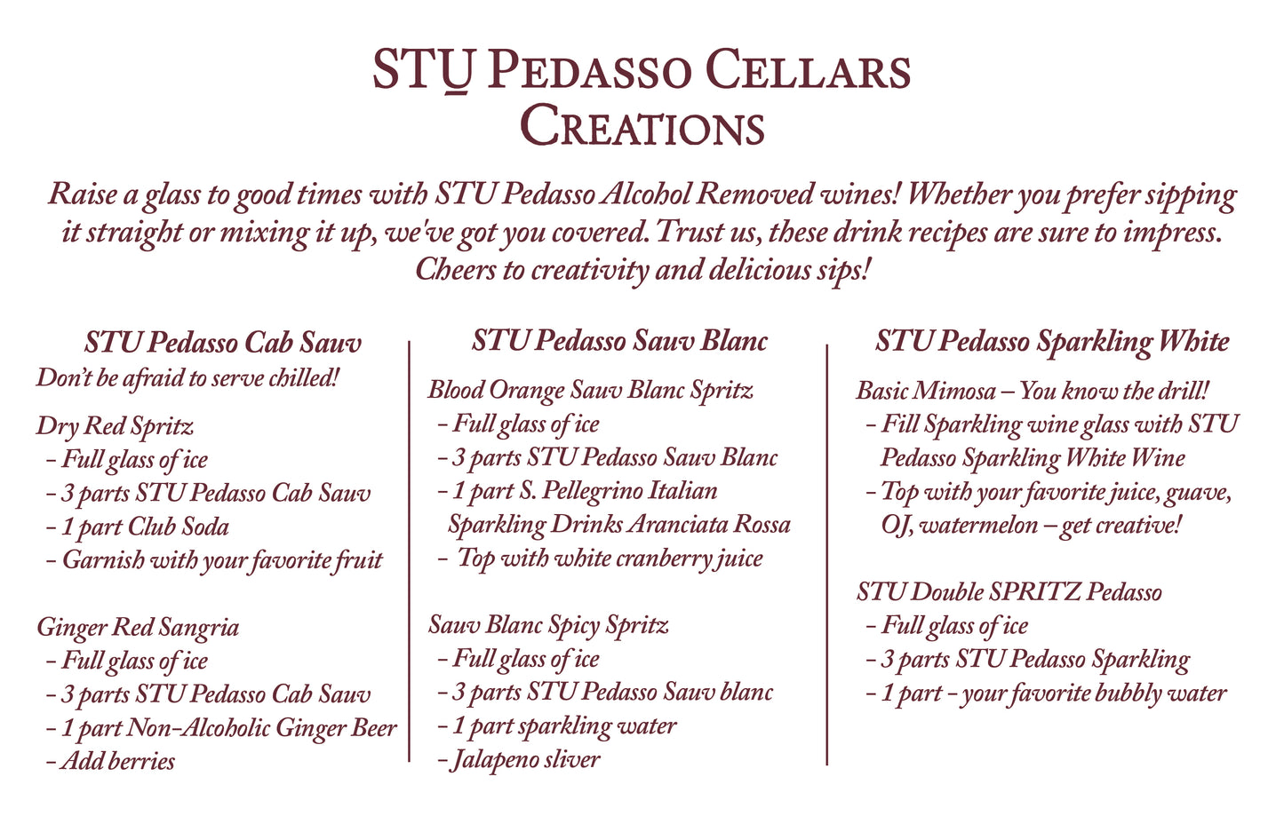 Alcohol Removed Cabernet Sauvignon