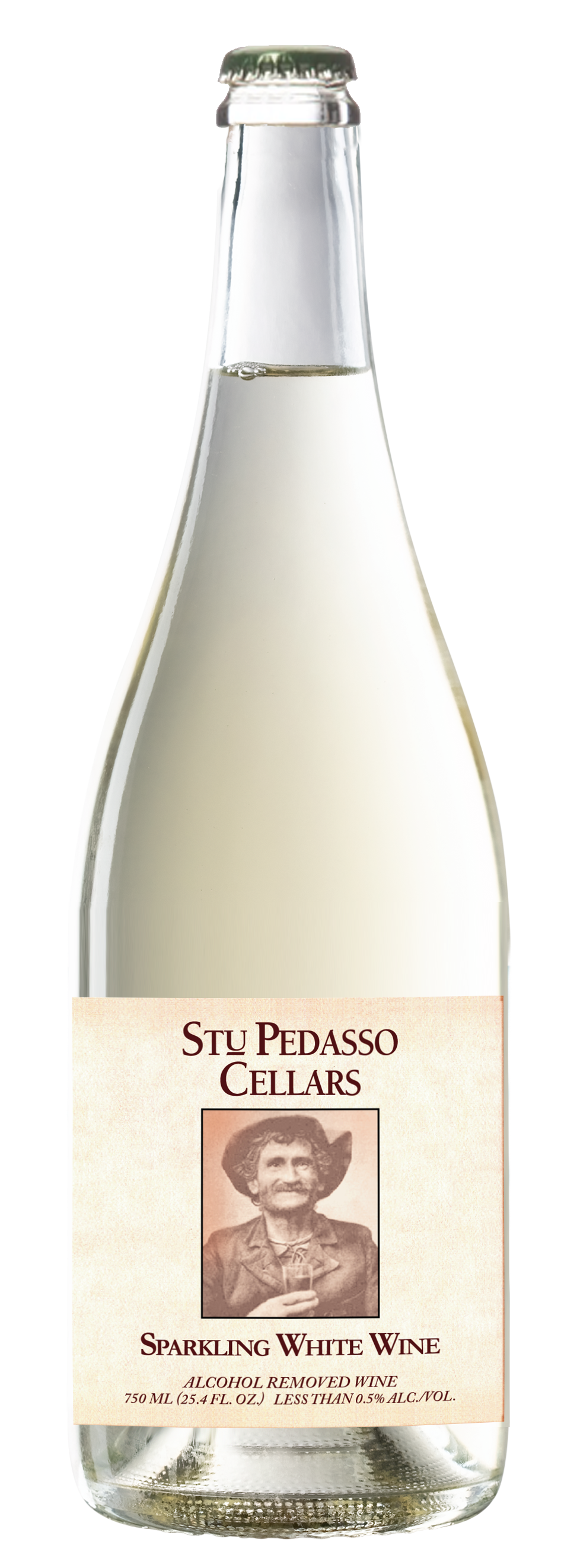 Alcohol Removed Sparkling White Wine