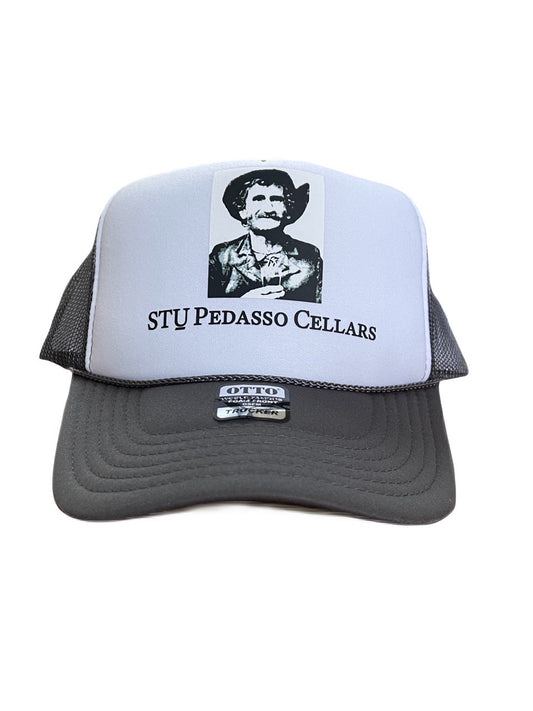 STU Charcoal B&W Logo Hat